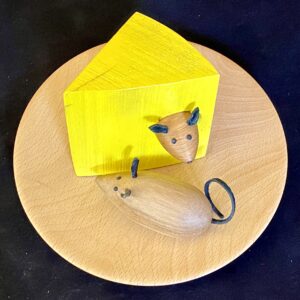 Mice & Cheese Sculpture