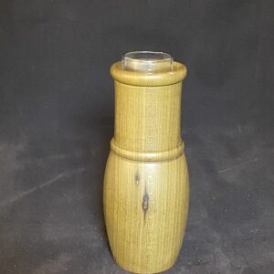 Poplar Vase with Glass Insert
