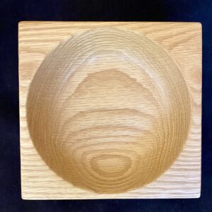 Square Oak Bowl