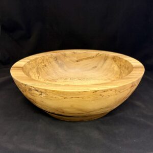 Large Spalted Sycamore Salad Bowl