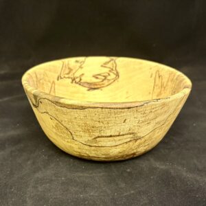 Small Spalted Beech Bowl